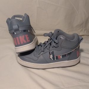 Nike kids Mids Grey White Pink 3.5Y